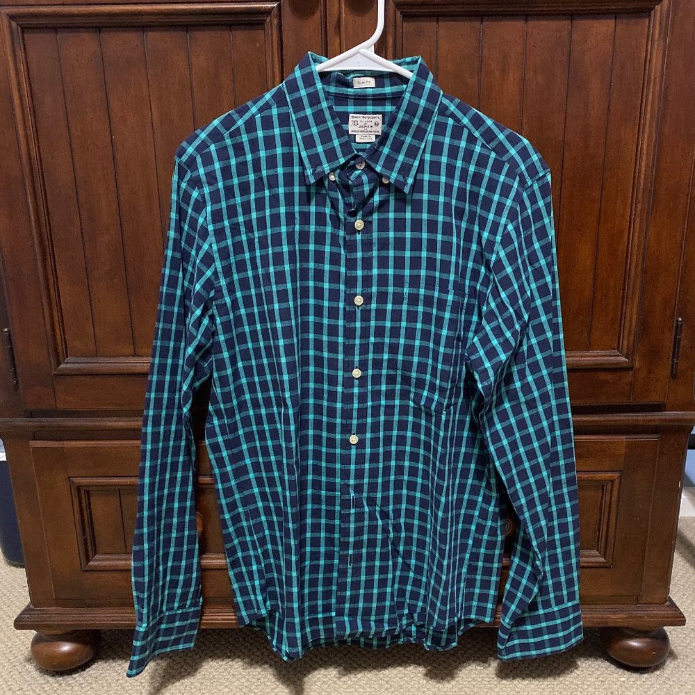 Men's J Crew Medium long-sleeve button down